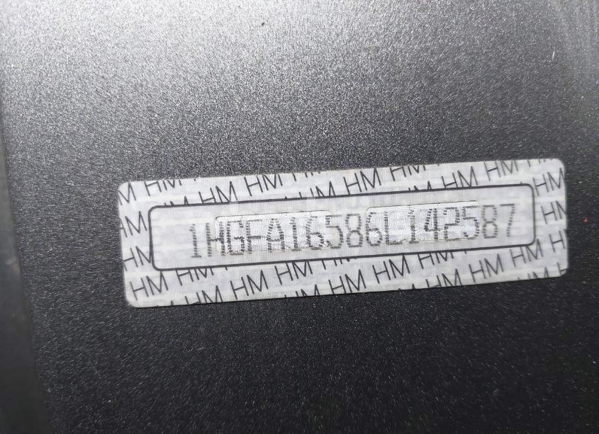 Photo 17 of 2006 Honda Civic LX (VIN 1HGFA16586L142587)