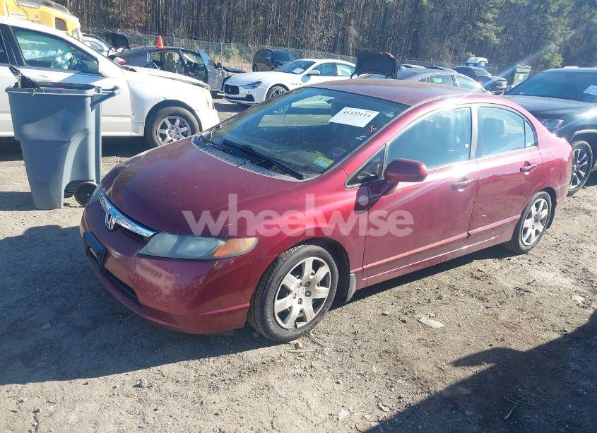 Photo 2 of 2008 Honda Civic LX (VIN 1HGFA16588L054223)
