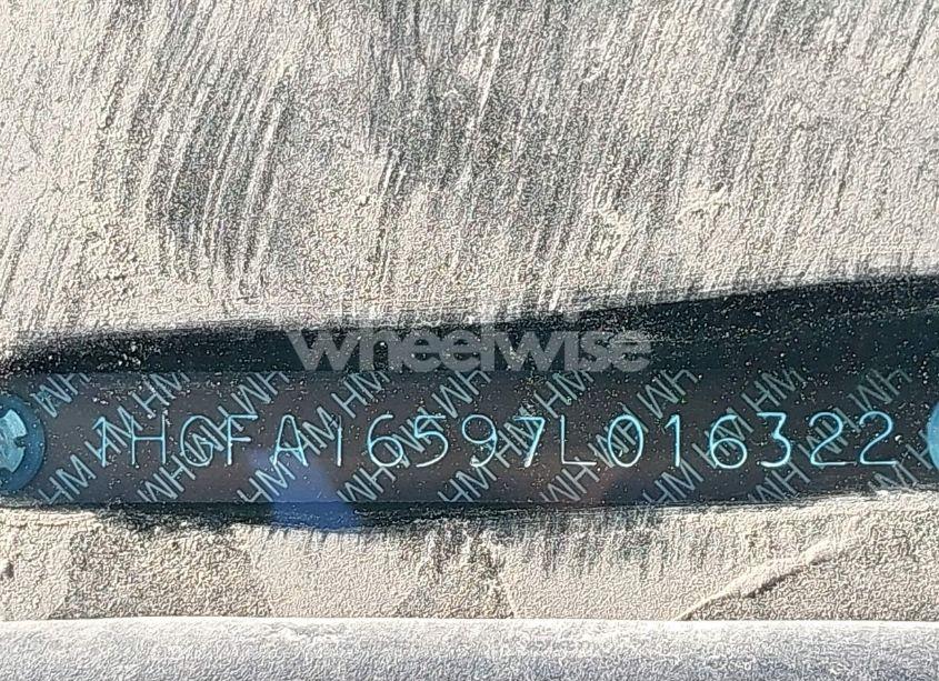 Photo 9 of 2007 Honda Civic LX (VIN 1HGFA16597L016322)