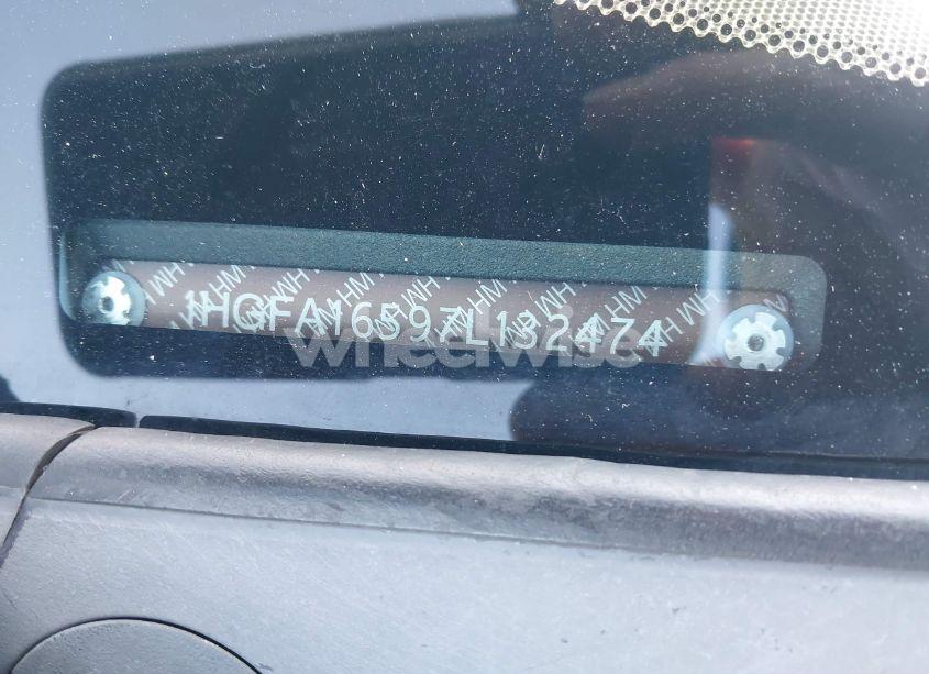 Photo 12 of 2007 Honda Civic LX (VIN 1HGFA16597L132474)