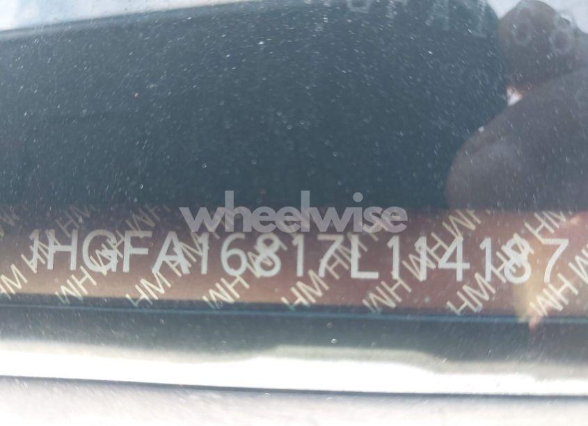 Photo 9 of 2007 Honda Civic EX (VIN 1HGFA16817L114187)