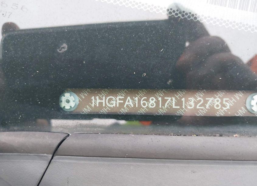 Photo 9 of 2007 Honda Civic EX (VIN 1HGFA16817L132785)