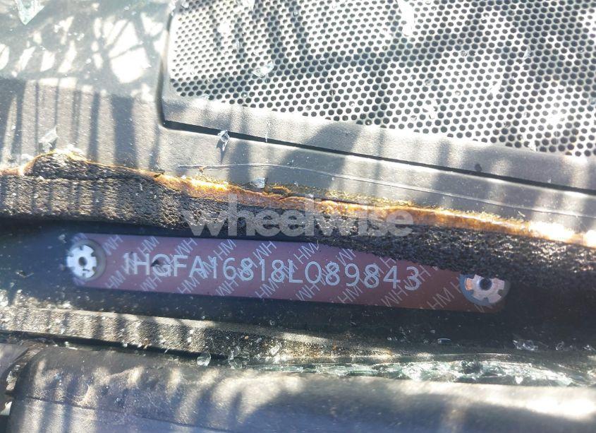 Photo 9 of 2008 Honda Civic EX (VIN 1HGFA16818L089843)
