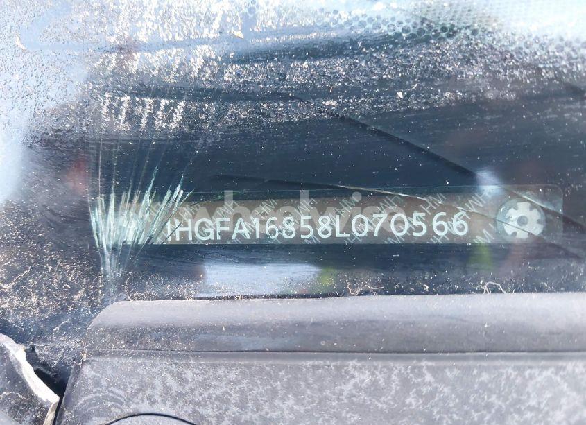 Photo 12 of 2008 Honda Civic EX (VIN 1HGFA16858L070566)