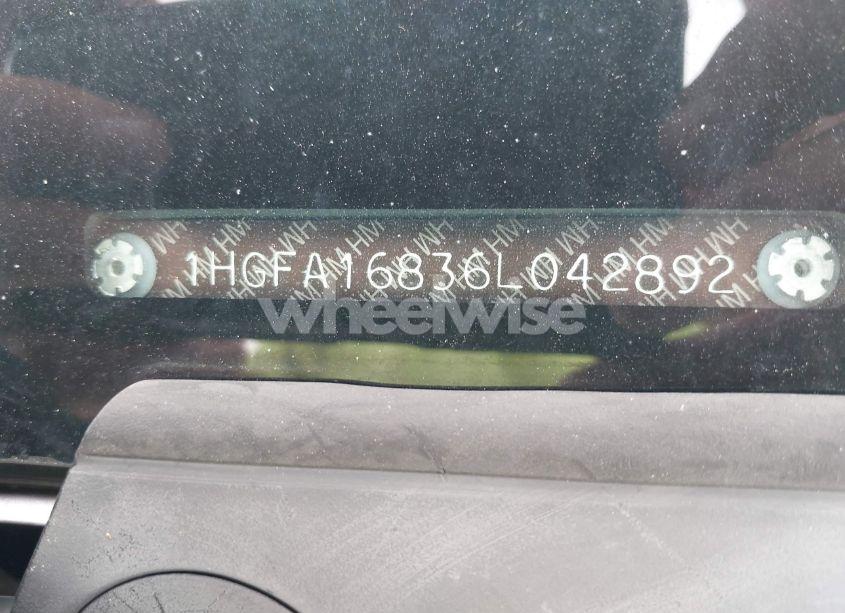 Photo 9 of 2006 Honda Civic (VIN 1HGFA168961042892)