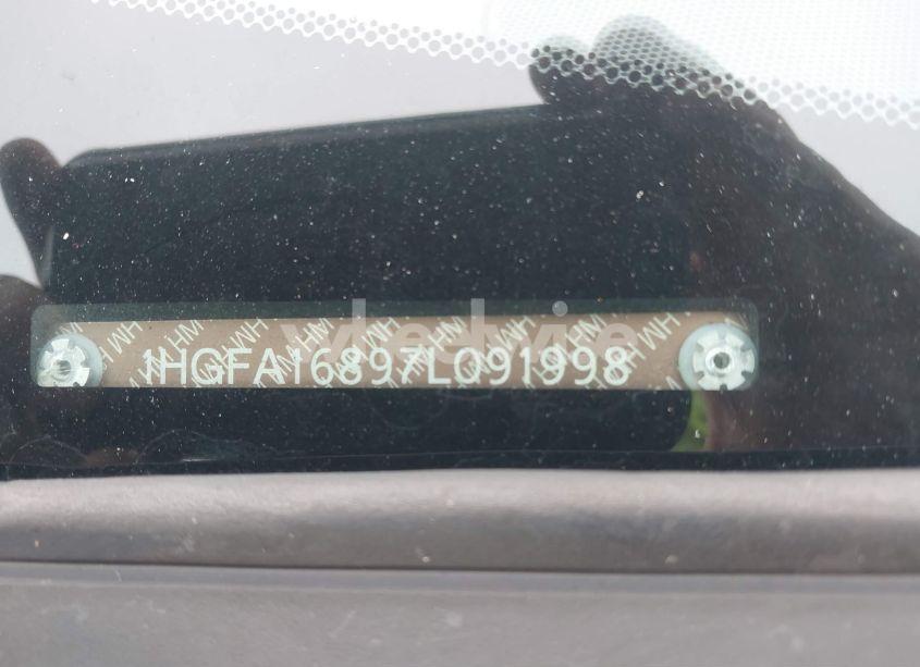 Photo 12 of 2007 Honda Civic EX (VIN 1HGFA16897L091998)