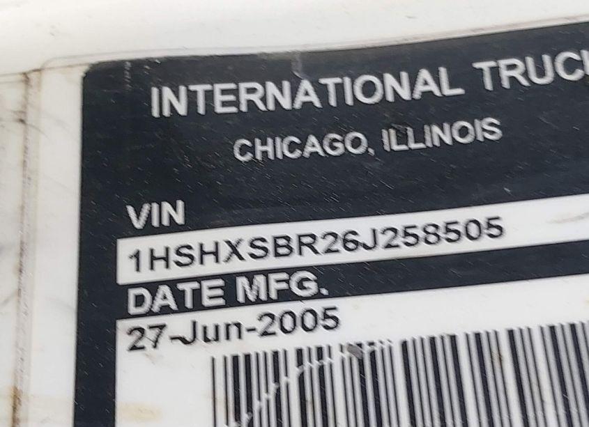 Photo 9 of 2006 International 8600 8600 (VIN 1HSHXSBR26J258505)