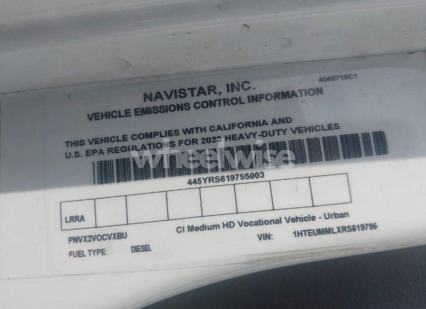 Photo 8 of 2024 International Mv N/A (VIN 1HTEUMMLXRS619795)