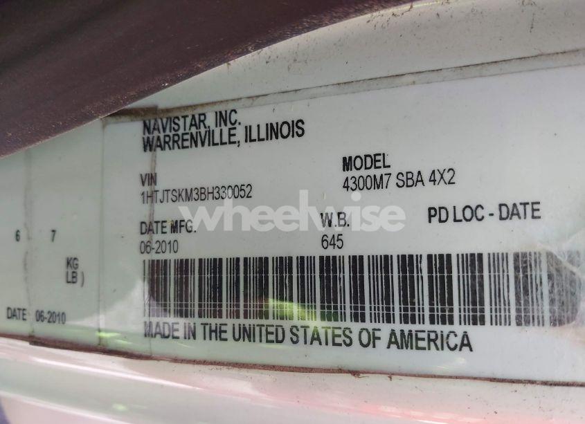 Photo 8 of 2011 International 4000 4300 (VIN 1HTJTSKM3BH330052)