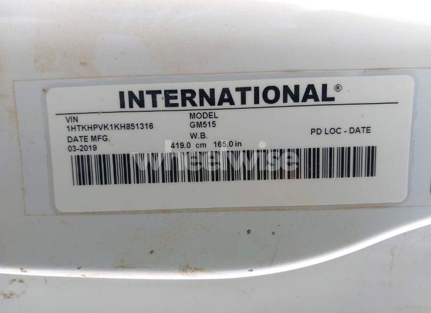 Photo 8 of 2019 Chevrolet Silverado 4500HD 1WT (VIN 1HTKHPVK1KH851316)