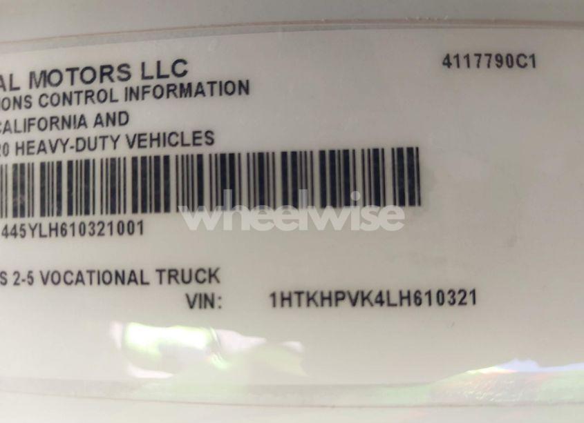 Photo 8 of 2020 Chevrolet Silverado 6500HD 1WT (VIN 1HTKHPVK4LH610321)