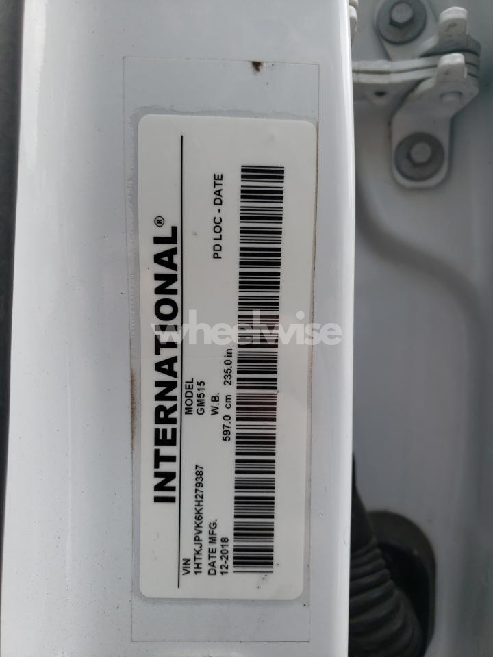Photo 10 of 2019 CHEVROLET SILVERADO MEDIUM DUTY N/A (VIN 1HTKJPVK6KH279387)