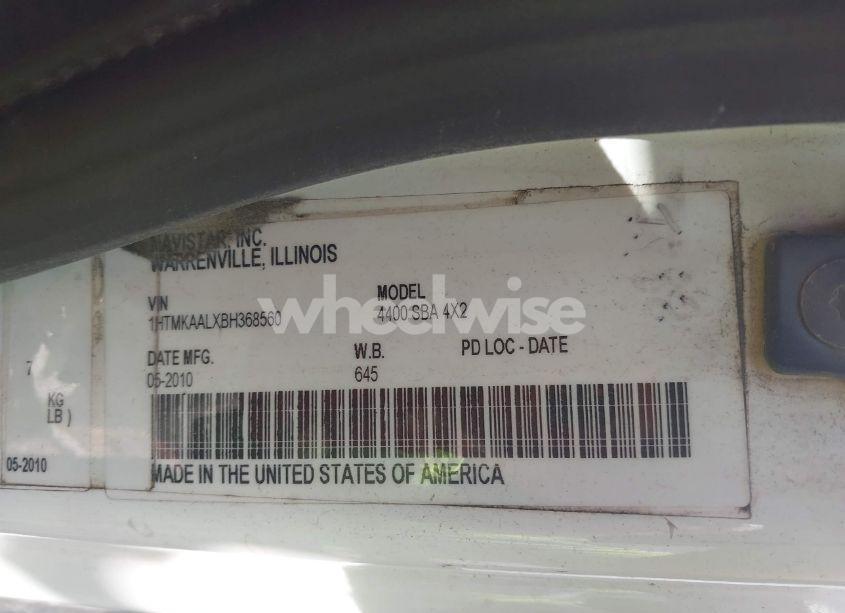 Photo 9 of 2011 International 4000 4400 (VIN 1HTMKAALXBH368560)