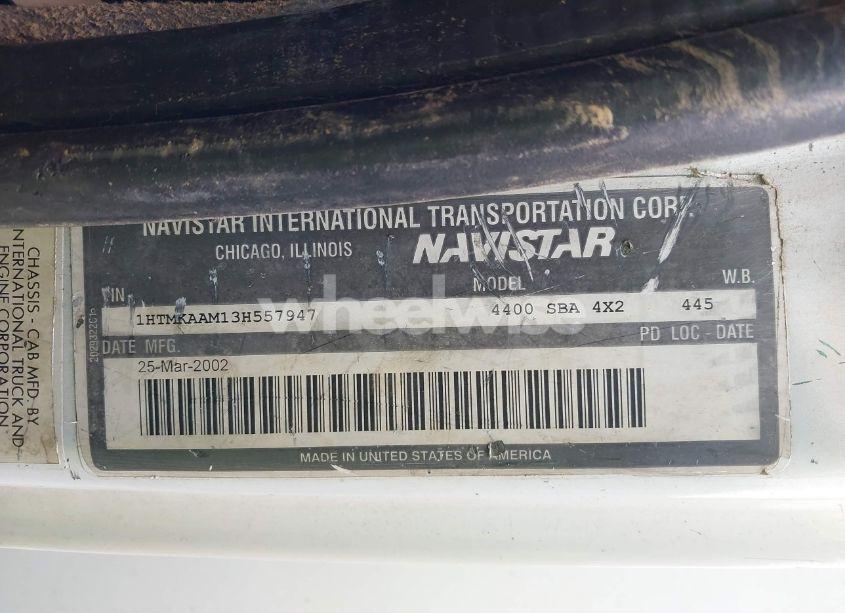 Photo 9 of 2003 International 4000 4400 (VIN 1HTMKAAM13H557947)