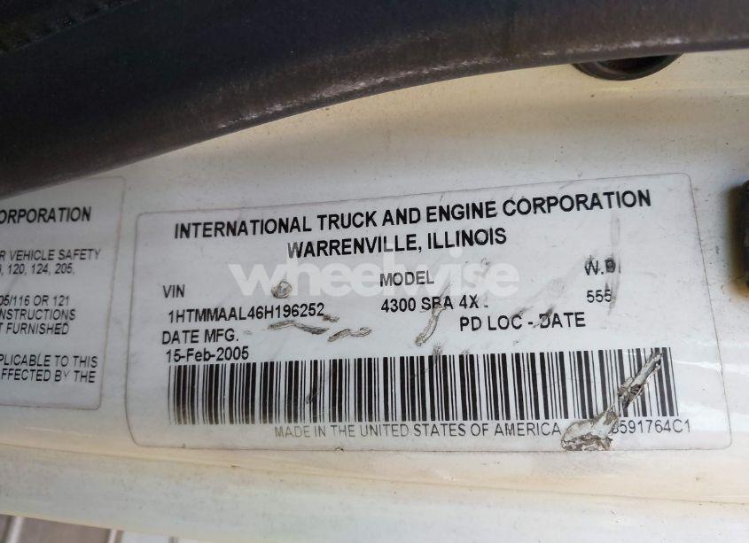 Photo 8 of 2006 International 4000 4300 (VIN 1HTMMAAL46H196252)