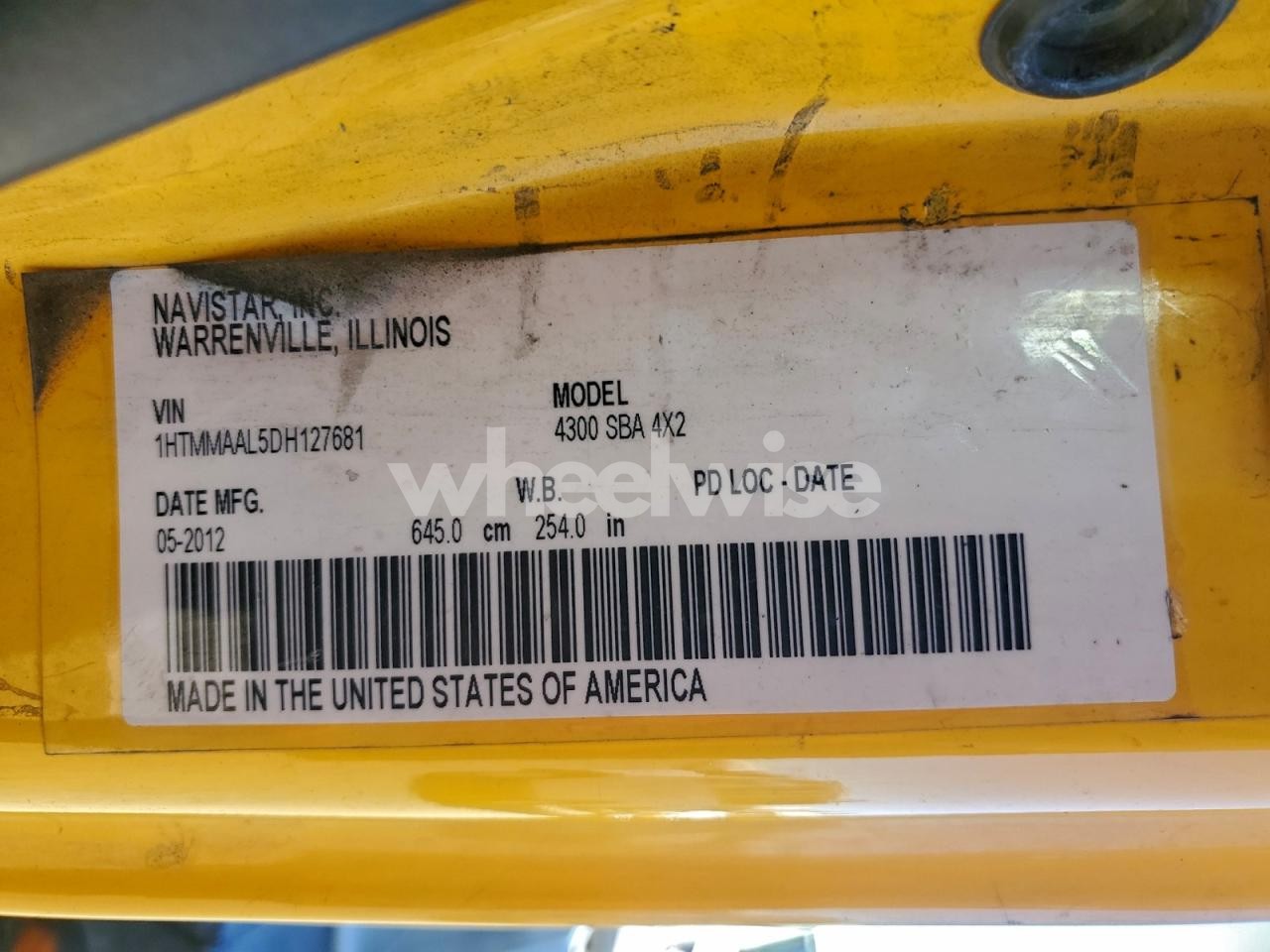 Photo 13 of 2013 INTERNATIONAL 4300 ROLLBACK TRUCK (VIN 1HTMMAAL5DH127681)