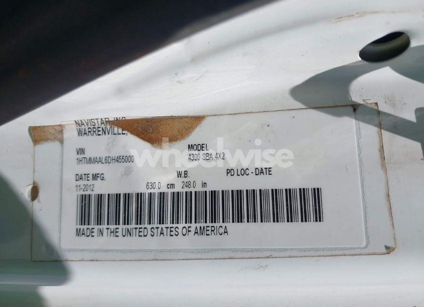 Photo 8 of 2013 International 4000 4300 (VIN 1HTMMAAL6DH455000)