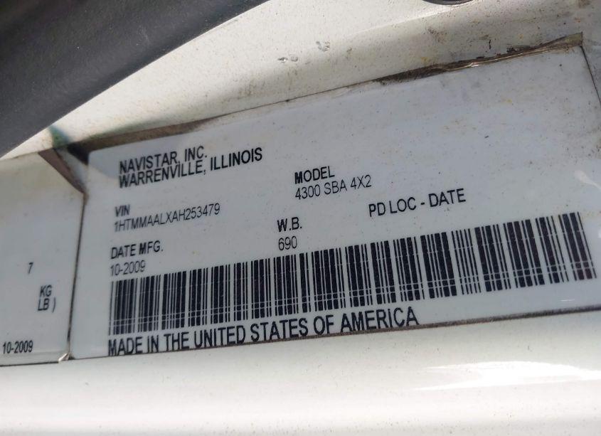 Photo 8 of 2010 International 4000 4300 (VIN 1HTMMAALXAH253479)