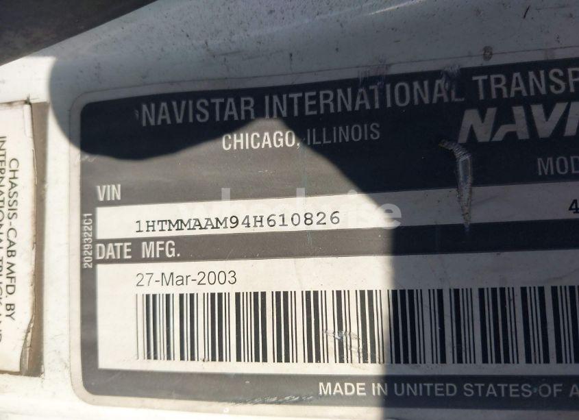 Photo 8 of 2004 International 4000 4300 (VIN 1HTMMAAM94H610826)