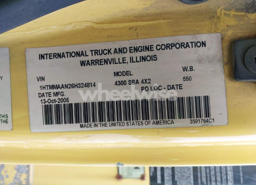 Photo 8 of 2006 International 4000 4300 (VIN 1HTMMAAN26H324814)