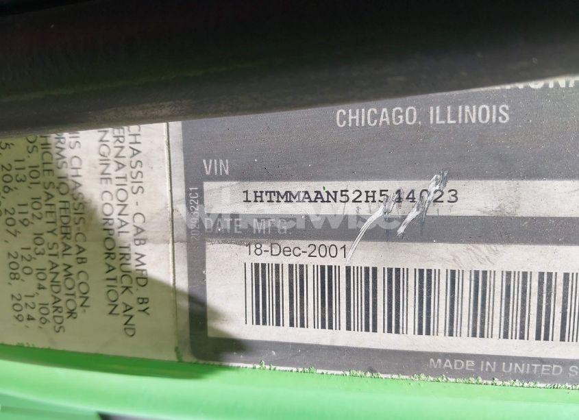 Photo 8 of 2002 International 4000 4300 (VIN 1HTMMAAN52H544023)