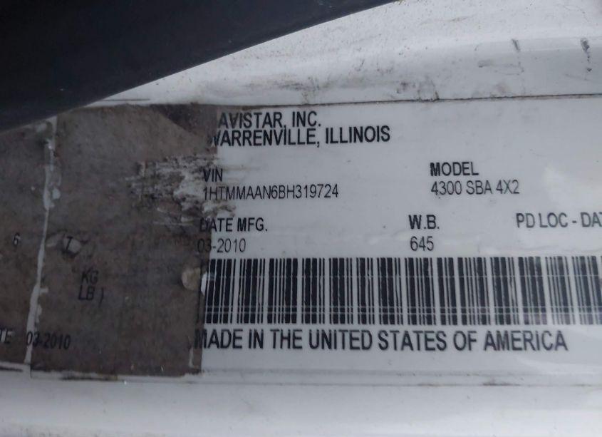 Photo 8 of 2011 International 4000 4300 (VIN 1HTMMAAN6BH319724)