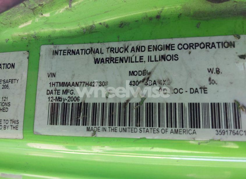 Photo 8 of 2007 International 4000 4300 (VIN 1HTMMAAN77H427308)