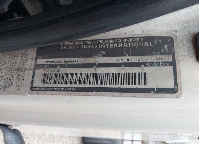 Photo 8 of 2003 International 4000 4300 (VIN 1HTMMAANX3H568478)