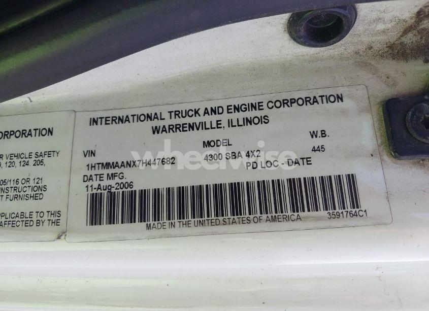 Photo 8 of 2007 International 4000 4300 (VIN 1HTMMAANX7H447682)