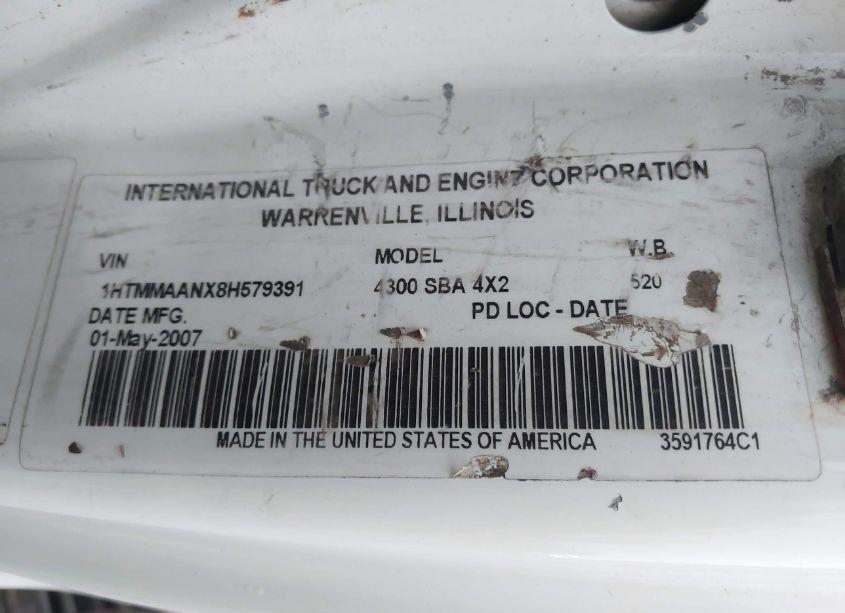 Photo 8 of 2008 International 4000 4300 (VIN 1HTMMAANX8H579391)