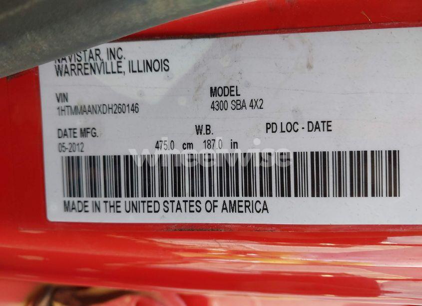 Photo 8 of 2013 International 4000 4300 (VIN 1HTMMAANXDH260146)