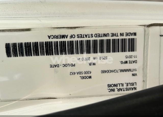 Photo 9 of 2016 International 4000 4300 (VIN 1HTMMMML7GH430480)