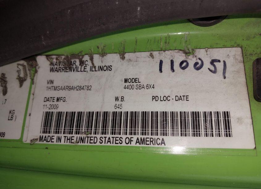 Photo 8 of 2010 International 4000 4400 (VIN 1HTMSAAR9AH284782)