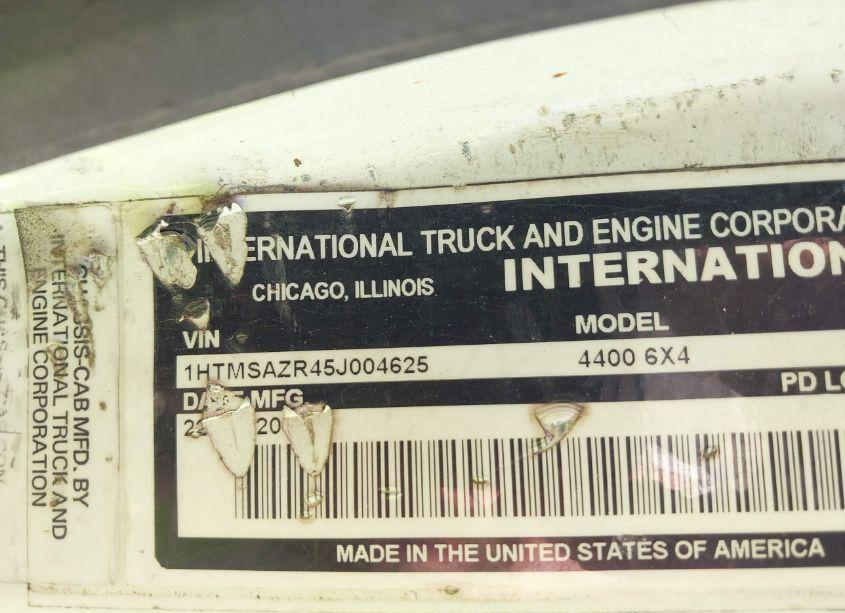 Photo 9 of 2005 International 4000 4400 (VIN 1HTMSAZR45J004625)