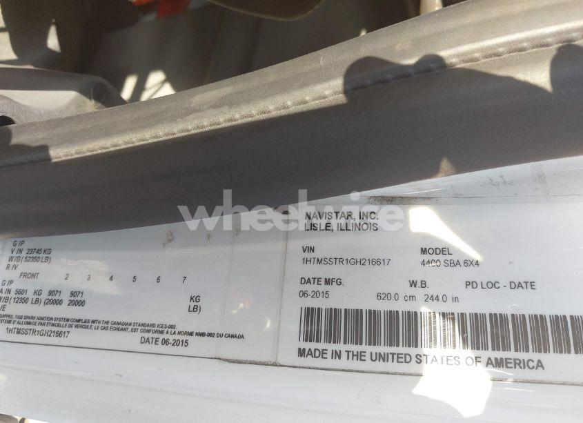 Photo 8 of 2016 International 4000 4400 (VIN 1HTMSSTR1GH216617)