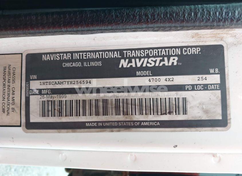 Photo 8 of 2000 International 4000 4700 (VIN 1HTSCAAM7YH256594)