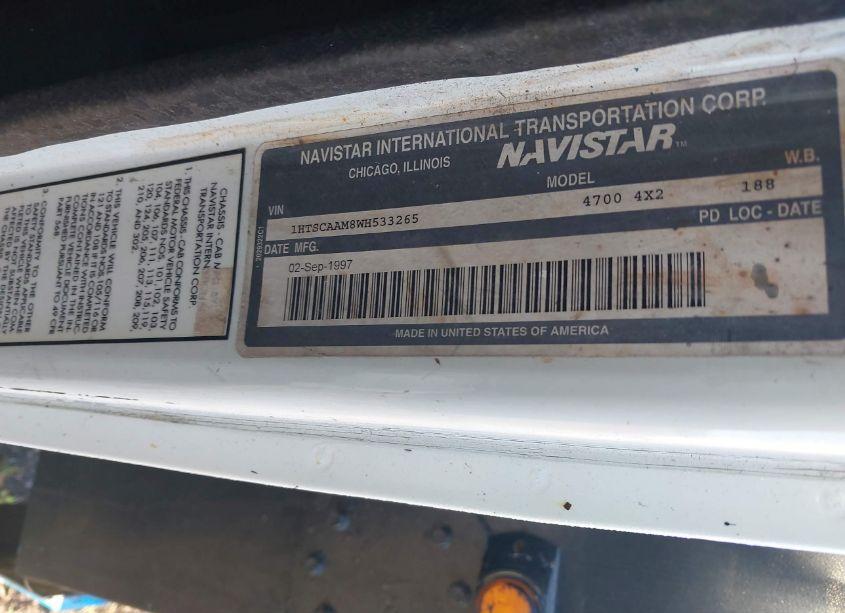 Photo 9 of 1998 International 4000 4700 (VIN 1HTSCAAM8WH533265)