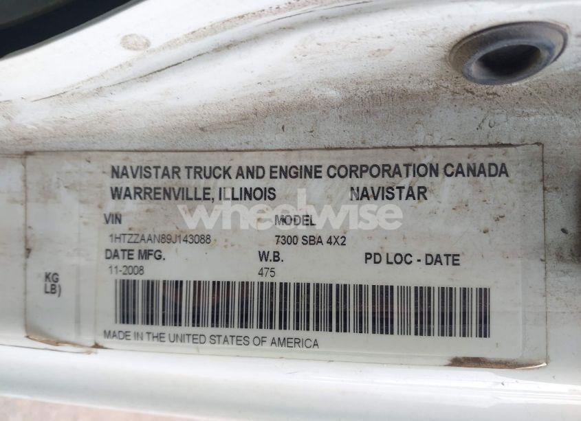 Photo 8 of 2009 International 7000 7300 (VIN 1HTZZAAN89J143088)