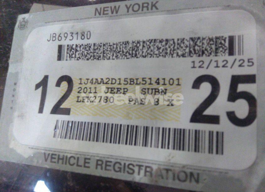 Photo 9 of 2011 Jeep Wrangler SPORT (VIN 1J4AA2D15BL514101)