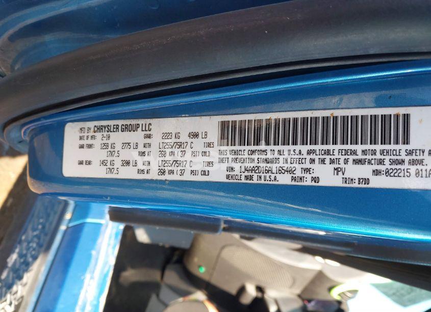 Photo 9 of 2010 Jeep Wrangler SPORT (VIN 1J4AA2D16AL165402)