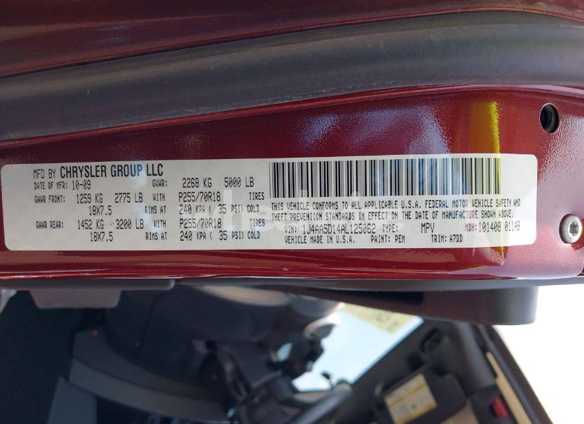 Photo 9 of 2010 Jeep Wrangler SAHARA (VIN 1J4AA5D14AL125062)