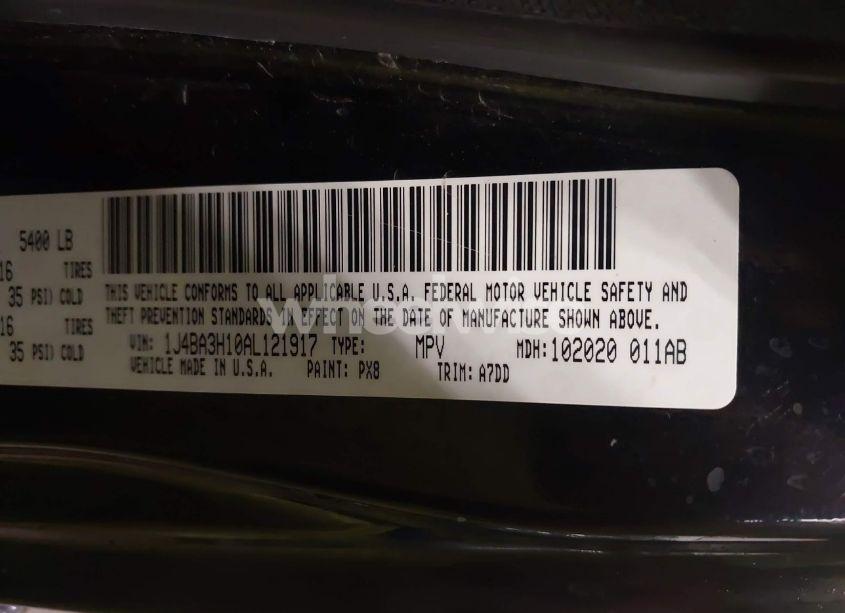 Photo 9 of 2010 Jeep Wrangler UNLIMITED SPORT (VIN 1J4BA3H10AL121917)