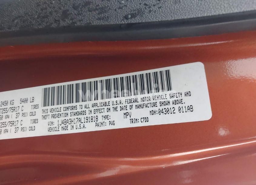 Photo 9 of 2010 Jeep Wrangler UNLIMITED MOUNTAIN (VIN 1J4BA3H17AL191818)