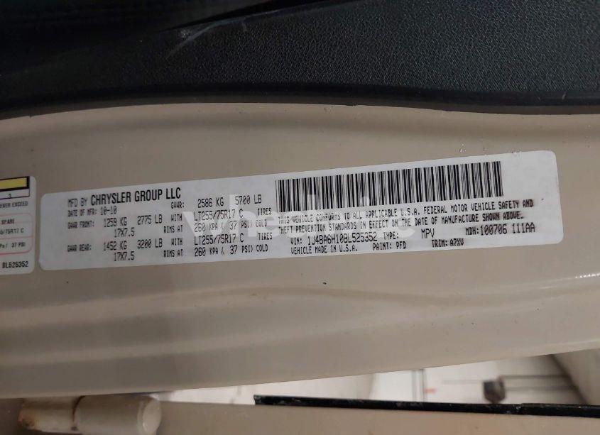 Photo 9 of 2011 Jeep Wrangler UNLIMITED RUBICON (VIN 1J4BA6H10BL525352)