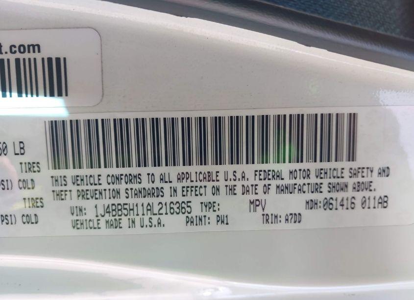 Photo 9 of 2010 Jeep Wrangler UNLIMITED SAHARA (VIN 1J4BB5H11AL216365)