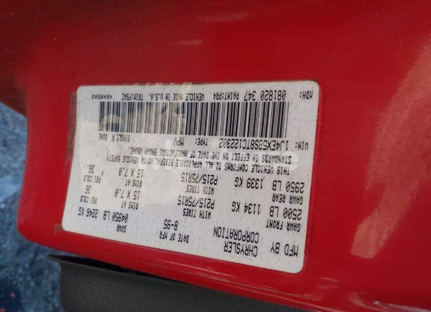 Photo 9 of 1996 Jeep Grand CHEROKEE LAREDO (VIN 1J4EX58S8TC122302)