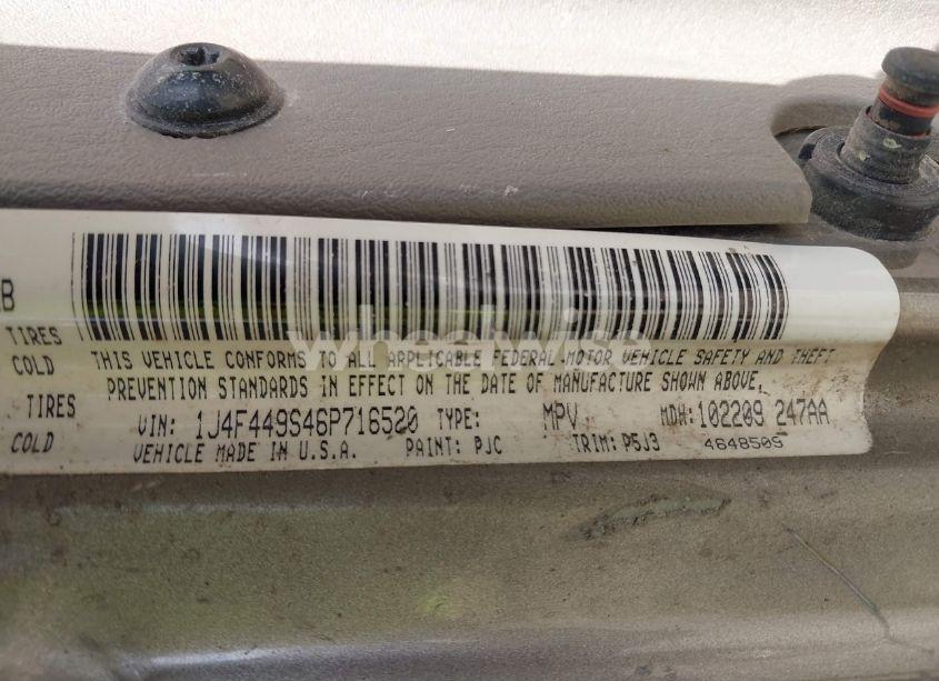 Photo 9 of 2006 Jeep Wrangler SPORT RHD (VIN 1J4F449S46P716520)