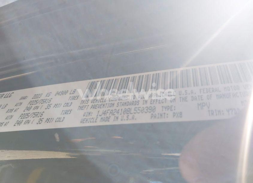 Photo 9 of 2008 Jeep Wrangler X (VIN 1J4FA24108L550390)