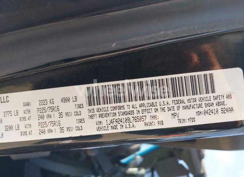 Photo 9 of 2009 Jeep Wrangler X (VIN 1J4FA24109L765057)