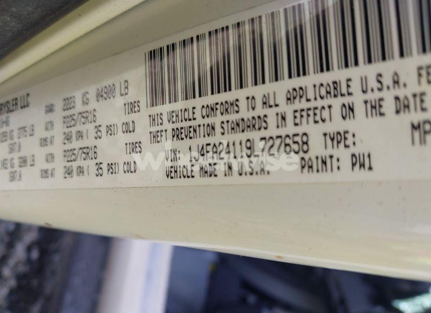 Photo 9 of 2009 Jeep Wrangler X (VIN 1J4FA24119L727658)